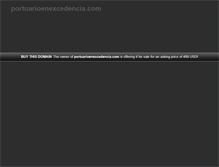 Tablet Screenshot of portuarioenexcedencia.com